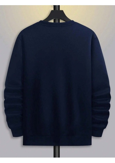 Startmore Men's Crew Neck Sweatshirt Loose Fit Men's Fashion Dream Maker Letter Graphic Long Sleeve Cas Çok Renkli