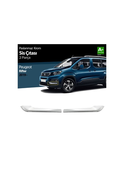 S-Dizayn  Peugeot Rifter Krom Sis Çıtası 2 Prç 2019 Üzeri
