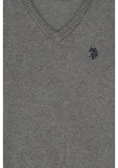 U.s. Polo Assn. Erkek Çocuk Gri Melanj Kazak /triko 50315611-vr086 Gri Melanj