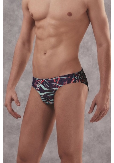 Doreanse Erkek Zebra Baskılı Külot Slip 1409