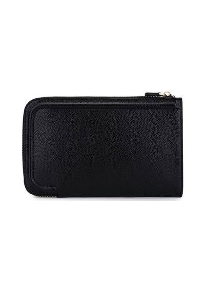 Tamer Tanca Unisex Hakiki Deri Siyah Floter El Çantası 1012 2029 Cnt Sk25-26 Sıyah Fltr Siyah