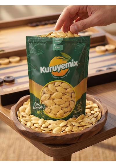 Birinci Sınıf Sarı Kabak Çekirdeği Kavrulmuş - İri Taneli Ve Çıtır 250g