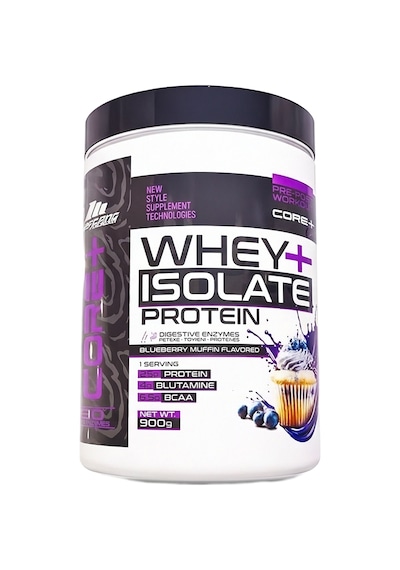 Mustang Nutrition Core+ Series Isolate Whey Protein Tozu 900 Gr 30 Servis Yaban Mersinli Kek + Shaker + Protein Kahve Hediyeli Blueberry