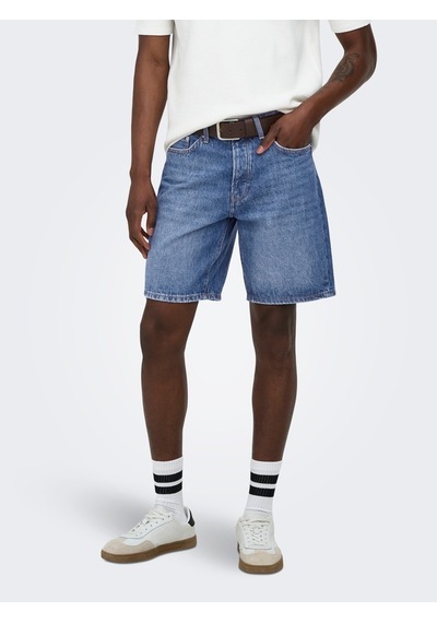 ONLY & SONS Onsedge Db 3223 Taı Dnm Shorts Erkek Mavi Şort - 22033223