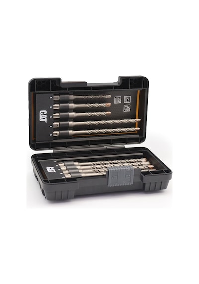 Cat Da03901 10 Parça Tungsten Karbür Sds-plus Beton Matkap Uç Seti