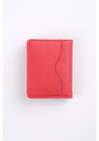 Ancora Leather Hakiki Deri Kartlık-26207 Kırmızı