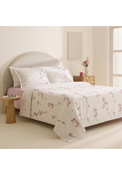 Karaca Home Natera %100 Pamuk Çift Kişilik Nevresim Takımı Pembe