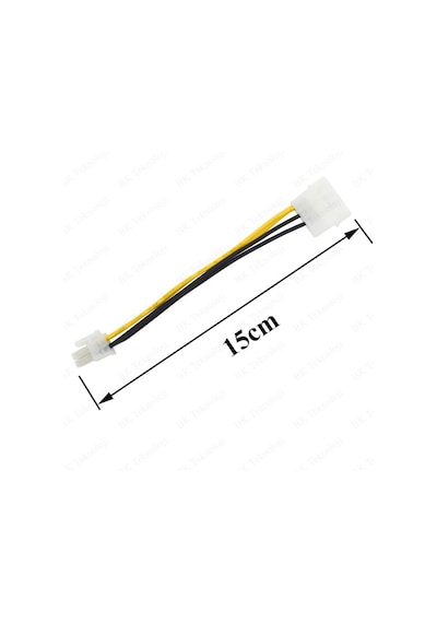 4 Pin MOLEX - ATX P4 CPU 4-Pin 12V PSU Güç Kaynağı Konektörü Adap