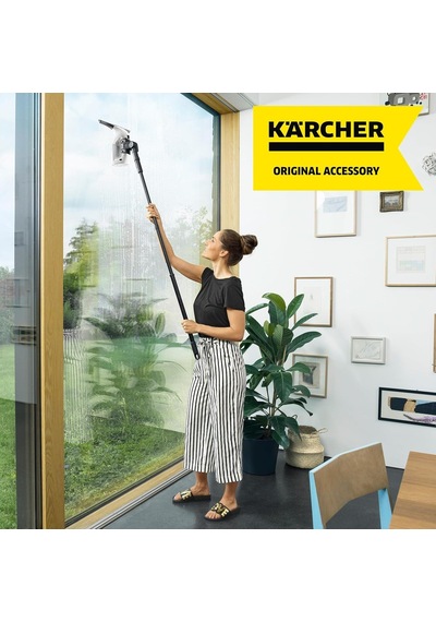 Kärcher Uzatma Seti Tüm Wv Ve Kv 4 İçin, 0,6 İla 1,5 Metre Arasında Uzatılabilir, 2 Teleskop Çubuk İçeren Set, Y