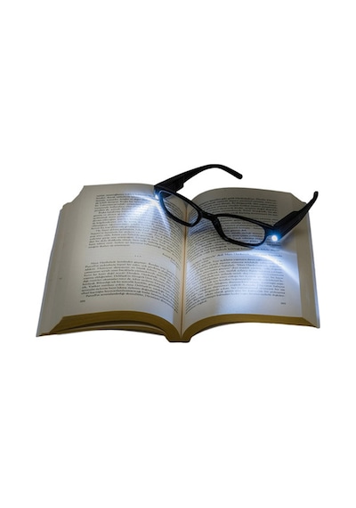 Led Kitap Gözlüğü Okuma Lambası Işıklı Camsız Panel   Şeklinde