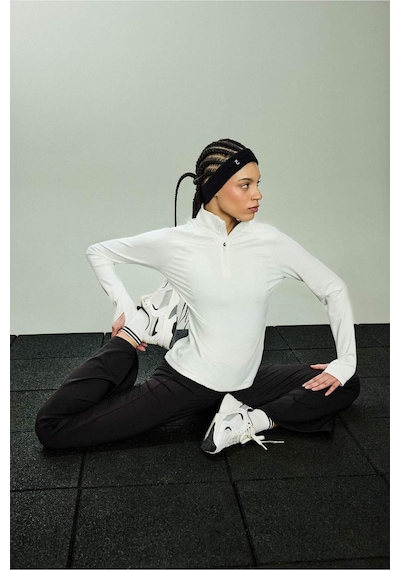 Defacto Flare Fit Beli Saran Sporcu Pantolon A0566ax26spbk81 Siyah-bk81