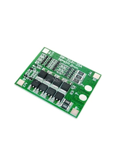 3S 25A Lityum Pil Şarj Koruma Modülü X 1 Adet (Rf007)