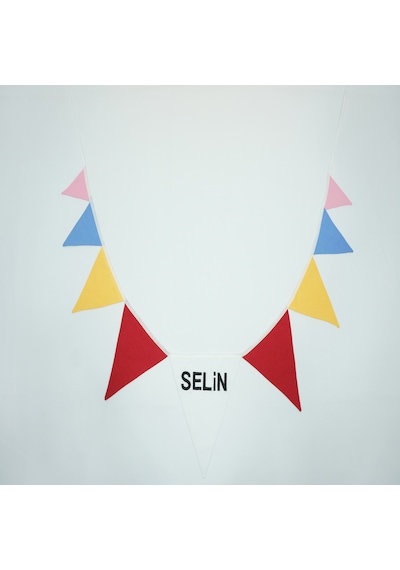 Isimli Banner Doğum Günü Flama Çocuk Ve Bebek Odası Duvar Dekoru