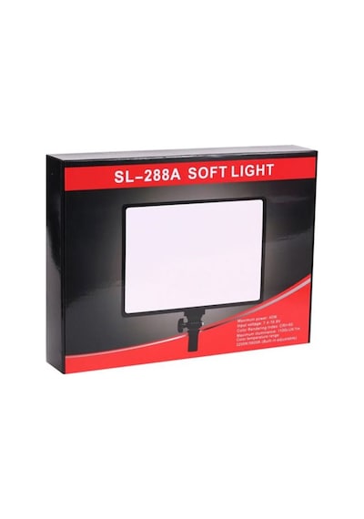 Pdx Plus,sl-288a Soft Light Video Fotoğraf Soft Işık,2 Metre Döküm Ayaklı