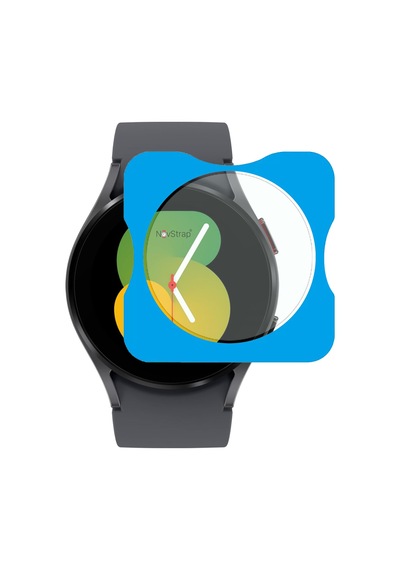 Novstrap Samsung Galaxy Watch 5 40mm İle Uyumlu Ekran Koruyucu Temperli Cam Kolay Uygulama Aparatlı