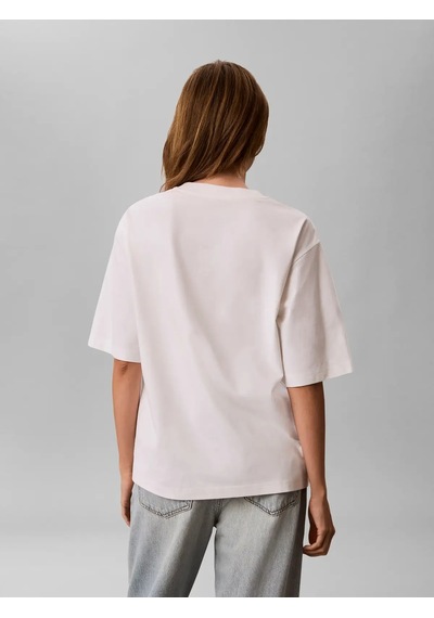 Calvin Klein Ss Coolıng Jersey Re, Yaf Beyaz Kadın T-shirt