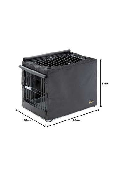 Superıor 75 Katlanır Köpek Kafesi Örtüsü, Su Geçirmez, Rüzgar Geçirmez, Çizilmeye Dayanıklı Kumaş 75 X 51x Y 55 Cm