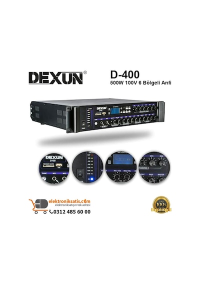 Dexun D-400 500W 100V 6 Bölgeli Anfi