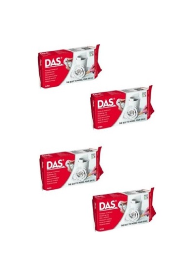 Das Doğal Seramik Hamuru Beyaz 500 Gr 4 Adet