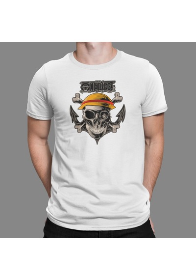 Anime One Piece Tshirt Bisiklet Yaka (551814005)