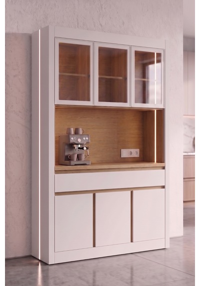 Nero Kahve Köşesi 130 Cm   Gri-karbon