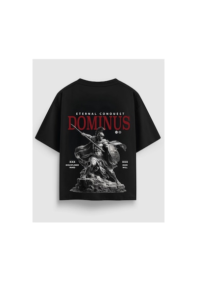 Yolo Street Domınus Antik Roma Savaşçı Baskılı Oversize T-shirt Premium %100 Pamuk Street Style Siyah Yolo Street Domınus Antik Roma Savaşçı Baskılı Oversize T-shirt Premium %100 Pamuk Street Style Siyah