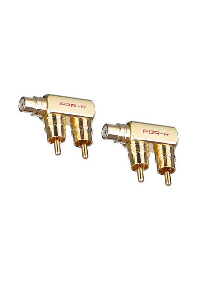 For-x Xy-54-2 Dişi-1 Erkek-rca Dağıtıcı-bakır Y Kablo-2 Ad