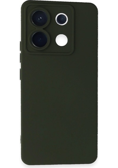 Newface Xiaomi Redmi Note 13 Pro 5g Kılıf Nano İçi Kadife Silikon - Semeglbl - 45 Koyu Yeşil