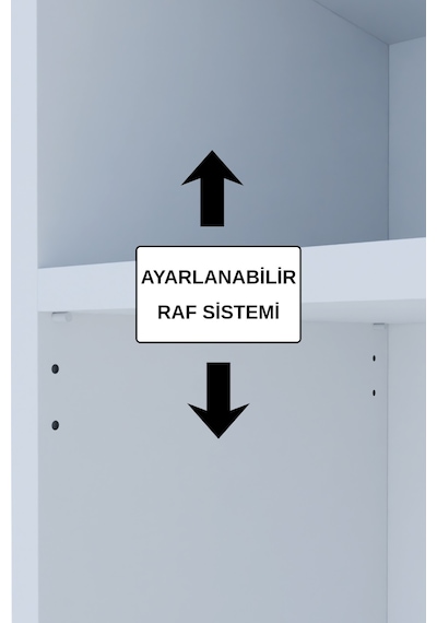 3 Raflı Kapaklı Ayakkabılık Dolabı Modern Çok Amaçlı Vestiyer & Antre Dolabı Antrasit