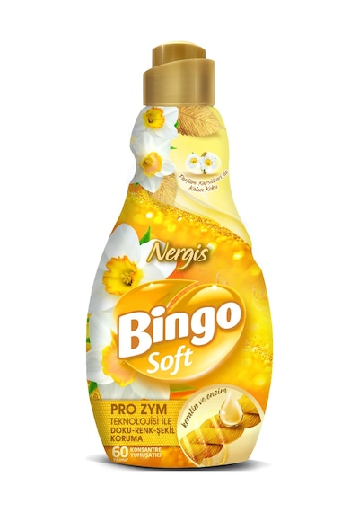 Bingo Soft Çamaşır Yumuşatıcı Konsantre 1440ml Nergis 3 Lü Set 3'lü Set
