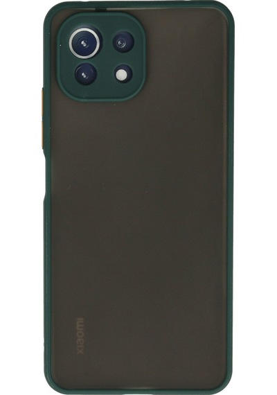 Xiaomi Mi 11 Lite Uyumlu Kılıf Montreal Silikon Kapak - Yeşil