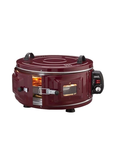 Davul Fırın Af-008b Standart Ayarlanabilir Termostat 50 C-320 C 1300w 53cm Çok Renkli