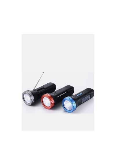 Kamptek Çok Fonksiyonlu Solar El Feneri Radyo + Powerbank + Led Işık Deprem Çantalık Diğer