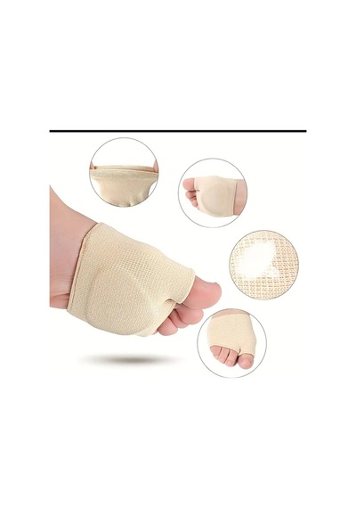Jınjıan 1 Çift Unisex Metatarsal Kaymaz Ve Kaymaz Ayak Pedleri Günlük Kullanım İçin Xl