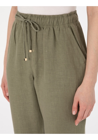 Pierre Cardin Kadın Haki Pantolon Kanvas-chino 50301256-vr027 Haki