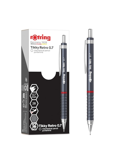 Tikky Retro Versatil Metalik Kirmizi 0.7 Mm Kırmızı Şaft