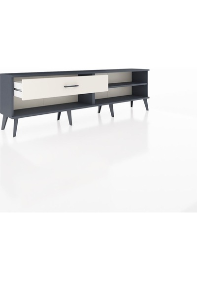 Arges Tv Ünitesi Tek Raflı Tek Çekmeceli 176x30x51 Antrasit-antrasit/aytaşı Antrasıt/aytası Arges Tv Ünitesi Tek Raflı Tek Çekmeceli 176x30x51 Antrasit-antrasit/aytaşı Antrasıt/aytası