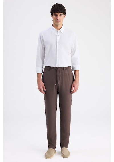 Twn Relaxed Fit Pilesiz Kahverengi Diyogonal Jogger Pantolon 6ec03ı302342m Çok Renkli
