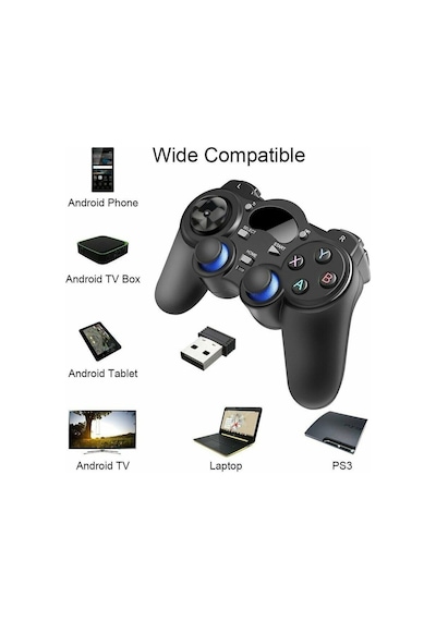 Kablosuz 2.4g Gamepad Oyun Kolu Ps3,pc,android Akıllı Tv,tablet,kablosuz Oyun Kolu