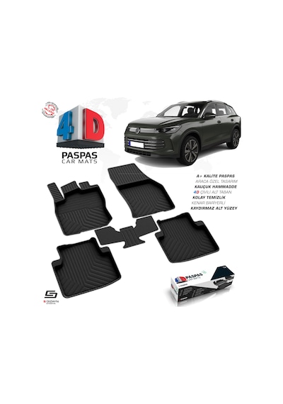 Vw Tiguan 3 4d Havuzlu Paspas 2024 Üzeri A+ Kalite