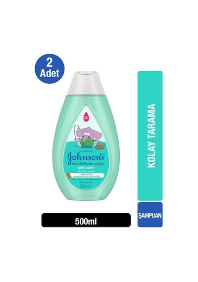 Johnsons Baby Söz Dinleyen Saçlar 500 ml Kral Şakir x 2 Adet