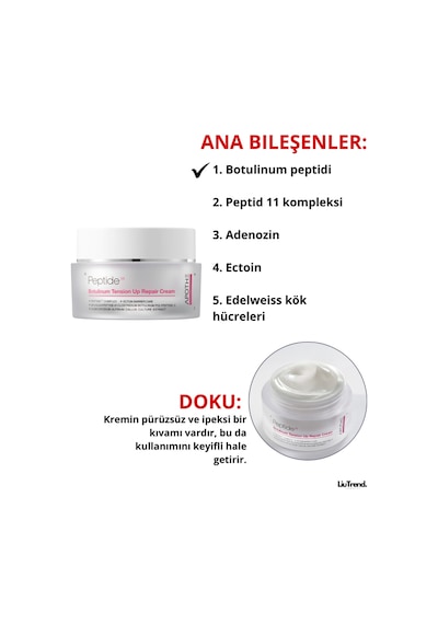 Apothe Peptide 11 Botulinum Tension Up Repair Cream 50 Ml Botulinli Lipozomal Sıkılaştırıcı Krem
