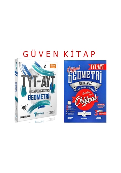 Orijinal Toprak Yayınları Tyt - Ayt Geometri Soru Bankası Seti