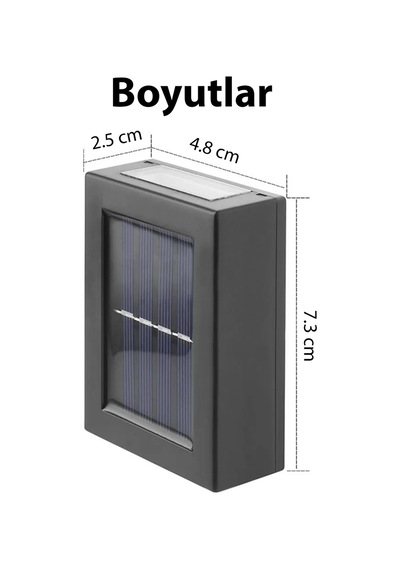Güneş Enerjili Su Geçirmez Solar Led Lamba