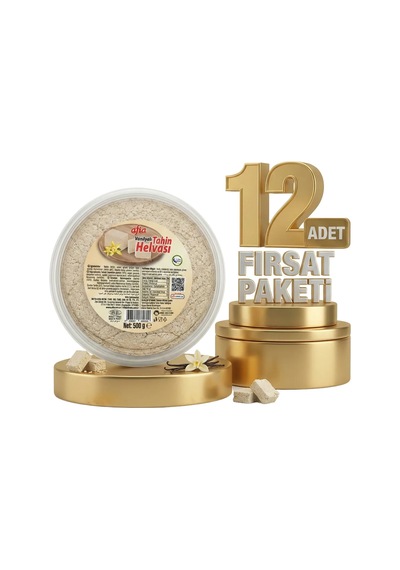 Afia Vanilyalı Tahin Helvası 12x500 Gr
