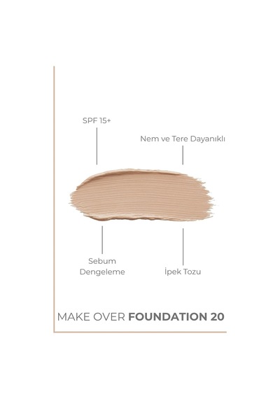 Sıvı Fondöten 40 Ml No:20 Genel