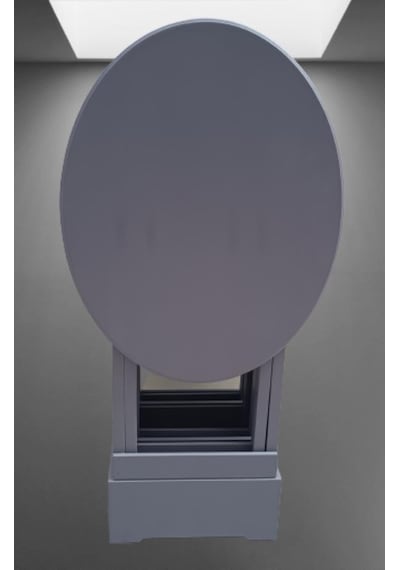 1448bng90133çanta Zigon Sehpa Oval Model Dörtlü Ahşap Mdf Gri Renk Uyumu Kutu Sevk El Yapımı