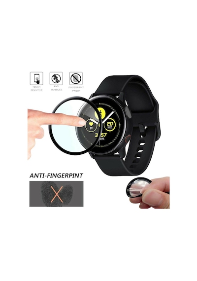 Samsung Uyumlu Galaxy Watch Active Sm-500 3D Cam Ekran Koruyucu Filmi