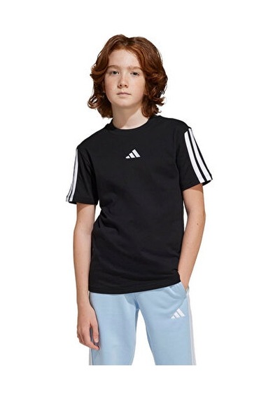 Adidas J 3s Tee 160 Çocuk Günlük Tişört Jd6487 Siyah