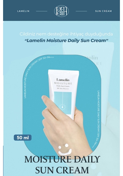 Hafif Yapılı Nemlendirici Güneş Kremi Spf 50+ Pa++++ Moısture Daily Sun Cream